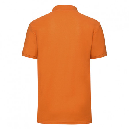 Теніска унісекс Fruit of the Loom 65/35 Polo 180g, помаранчевий, розмір XXL