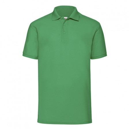 Теніска унісекс Fruit of the Loom 65/35 Polo 180g, зелений