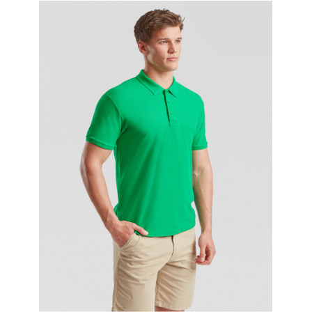 Теніска унісекс Fruit of the Loom 65/35 Polo 180g, зелений