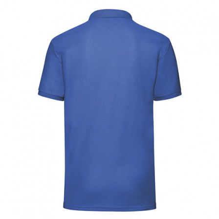 Теніска унісекс Fruit of the Loom 65/35 Polo 180g, яскравий синій