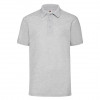 Теніска Fruit of the Loom 65/35 Polo 180g, сірий меланж, розмір L L