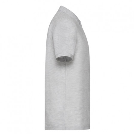 Теніска унісекс Fruit of the Loom 65/35 Polo 180g, сірий меланж, розмір L