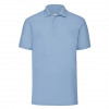 Теніска Fruit of the Loom 65/35 Polo 180g, блакитний, розмір 3XL 3ХL