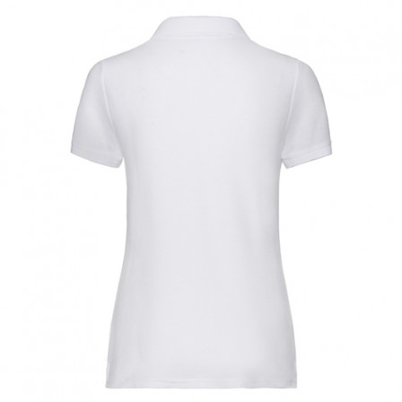 Теніска жіноча Fruit of the Loom 65/35 Polo 170g, білий, розмір M