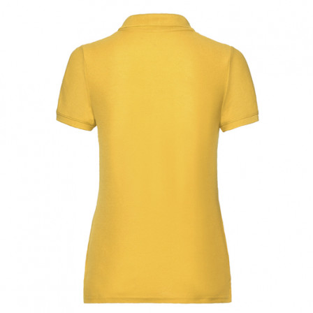 Теніска жіноча Fruit of the Loom 65/35 Polo 180g, жовтий, розмір S