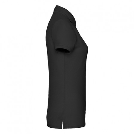 Теніска жіноча Fruit of the Loom 65/35 Polo 180g, чорний, розмір XS