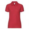 Теніска жіноча Fruit of the Loom 65/35 Polo 180g, червоний, розмір XS XS