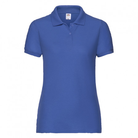 Теніска жіноча Fruit of the Loom 65/35 Polo 180g, синій, розмір M