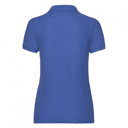 Теніска жіноча Fruit of the Loom 65/35 Polo 180g, синій, розмір M