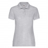 Теніска жіноча Fruit of the Loom 65/35 Polo 180g, сірий меланж, розмір S S
