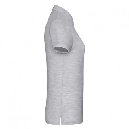 Теніска жіноча Fruit of the Loom 65/35 Polo 180g, сірий меланж, розмір S
