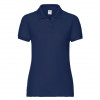Теніска жіноча Fruit of the Loom 65/35 Polo 180g, синій, розмір XS XS