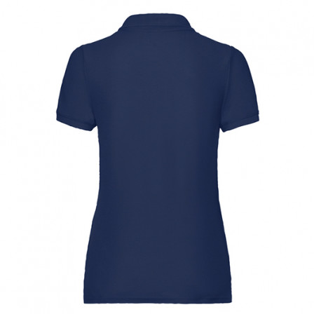 Теніска жіноча Fruit of the Loom 65/35 Polo 180g, синій, розмір S