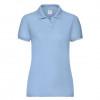 Теніска жіноча Fruit of the Loom 65/35 Polo 180g, блакитний, розмір XS XS