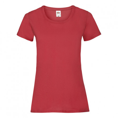 Футболка жіноча Valueweight T Fruit of the Loom 165g, червоний, розмір XS
