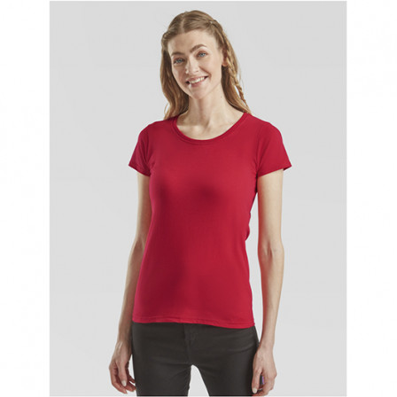 Футболка жіноча Valueweight T Fruit of the Loom 165g, червоний, розмір XS