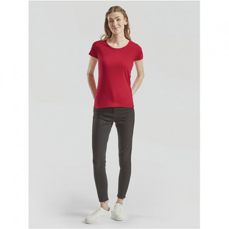 Футболка жіноча Valueweight T Fruit of the Loom 165g, червоний, розмір XS