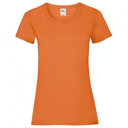 Футболка жіноча Valueweight T Fruit of the Loom 165g, помаранчевий, розмір XS