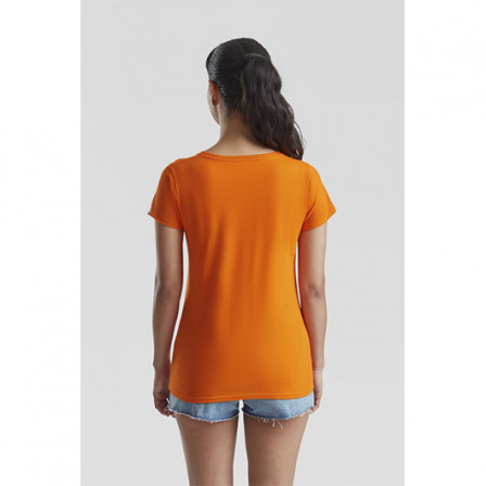 Футболка жіноча Valueweight T Fruit of the Loom 165g, помаранчевий, розмір XS