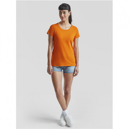 Футболка жіноча Valueweight T Fruit of the Loom 165g, помаранчевий, розмір XS