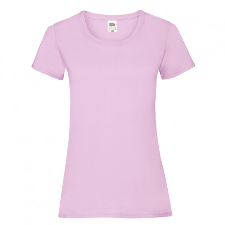 Футболка жіноча Valueweight T Fruit of the Loom 165g, ніжно-рожевий, розмір XXL