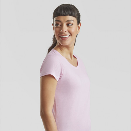 Футболка жіноча Valueweight T Fruit of the Loom 165g, ніжно-рожевий, розмір XXL