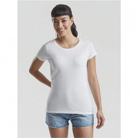 Футболка жіноча Valueweight T Fruit of the Loom 165g, cірий меланж, розмір XS