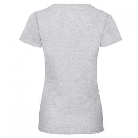 Футболка жіноча Valueweight T Fruit of the Loom 165g, cірий меланж, розмір XS