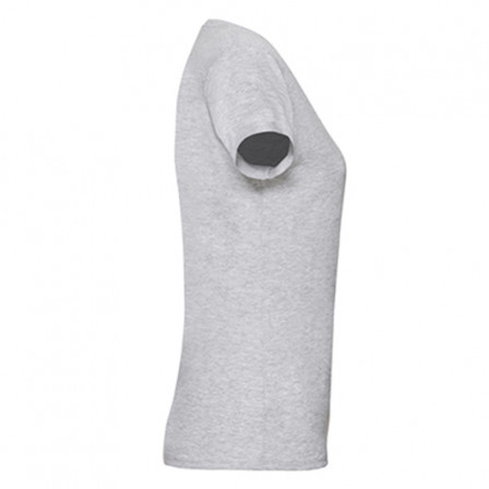 Футболка жіноча Valueweight T Fruit of the Loom 165g, cірий меланж, розмір XS