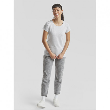 Футболка жіноча Valueweight T Fruit of the Loom 165g, cірий меланж, розмір XS