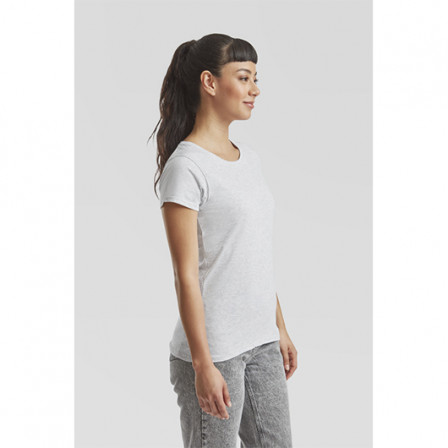 Футболка жіноча Valueweight T Fruit of the Loom 165g, cірий меланж, розмір XS