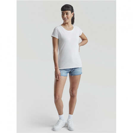 Футболка жіноча Valueweight T Fruit of the Loom 165g, cірий меланж, розмір XS