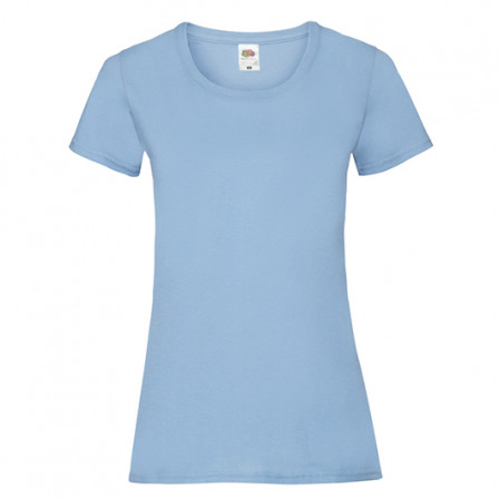 Футболка жіноча Valueweight T Fruit of the Loom 165g, блакитний, розмір XXL