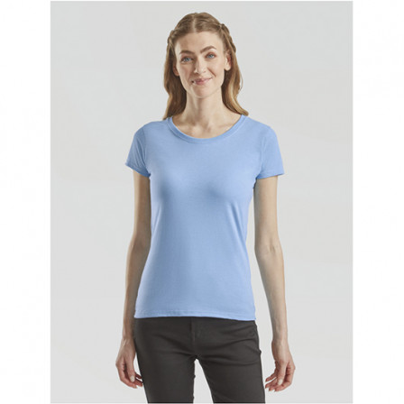 Футболка жіноча Valueweight T Fruit of the Loom 165g, блакитний, розмір XXL