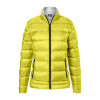 Куртка жіноча пухова James Nicholson, жовтий/сріблястий XL