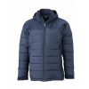 Куртка чоловіча з Softshell вставками James Nicholson, темно-синій XL