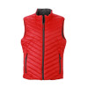 Жилет чоловічий двосторонній James Nicholson, червоний/темно-сірий L