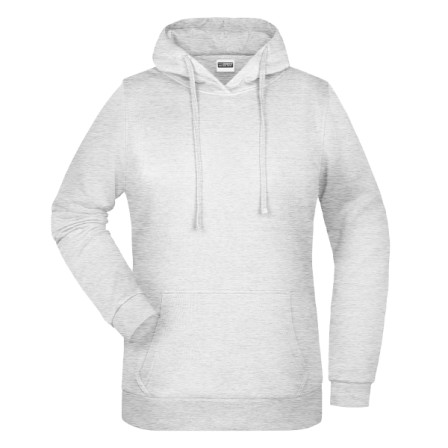 Худі промо жіноче James Nicholson, світло-сірий під нанесення зображення