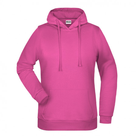 Худі промо жіноче James Nicholson, рожевий під нанесення зображення