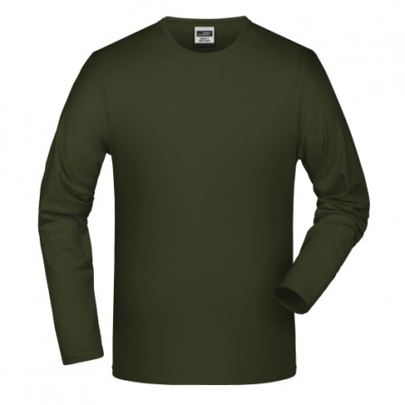 Пуловер чоловічий J&N, оливковий, JN056 під нанесення зображення