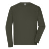 Чоловіча футболка на довгий рукав Workwear, оливкова XS