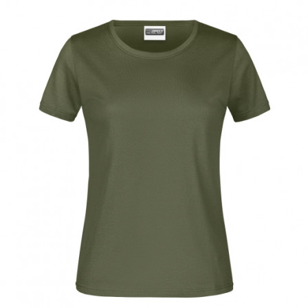 Футболка жіноча 150 г/м2, JN746, оливкова під нанесення зображення