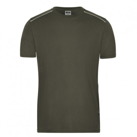 Чоловіча футболка Workwear, оливкова під нанесення зображення