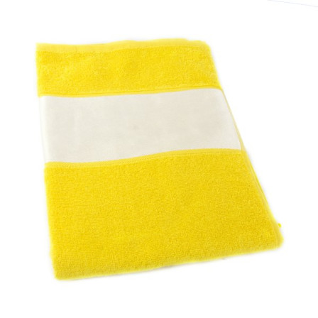 Рушник SUNSET з білим бордюром 50х100, 380G під нанесення зображення